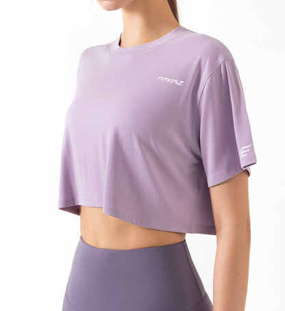 Ultra Thin Modal Material Crop Top
