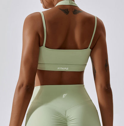 Quick Dry Breathable Deep V Sports Bra