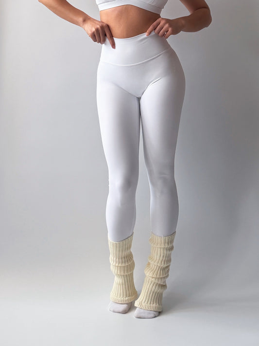 26’ Pilates Queen Legging Pure White