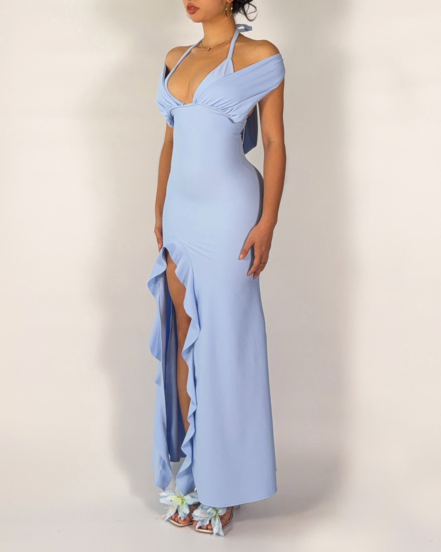 26‘ Summer Ocean Cowboy Slim Dress