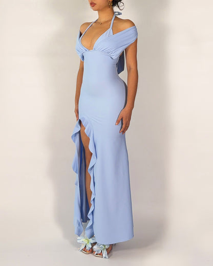 26‘ Summer Ocean Cowboy Slim Dress