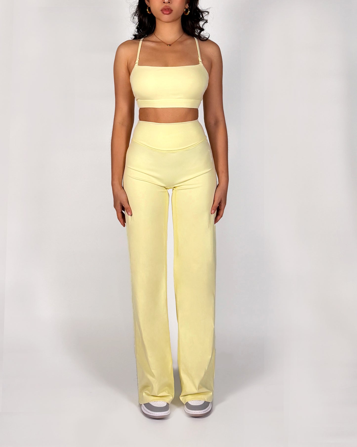 26’ Butter Yellow Sport Pants