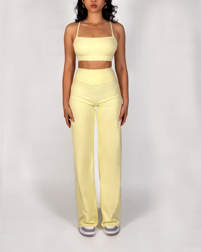 26’ Butter Yellow Sport Pants