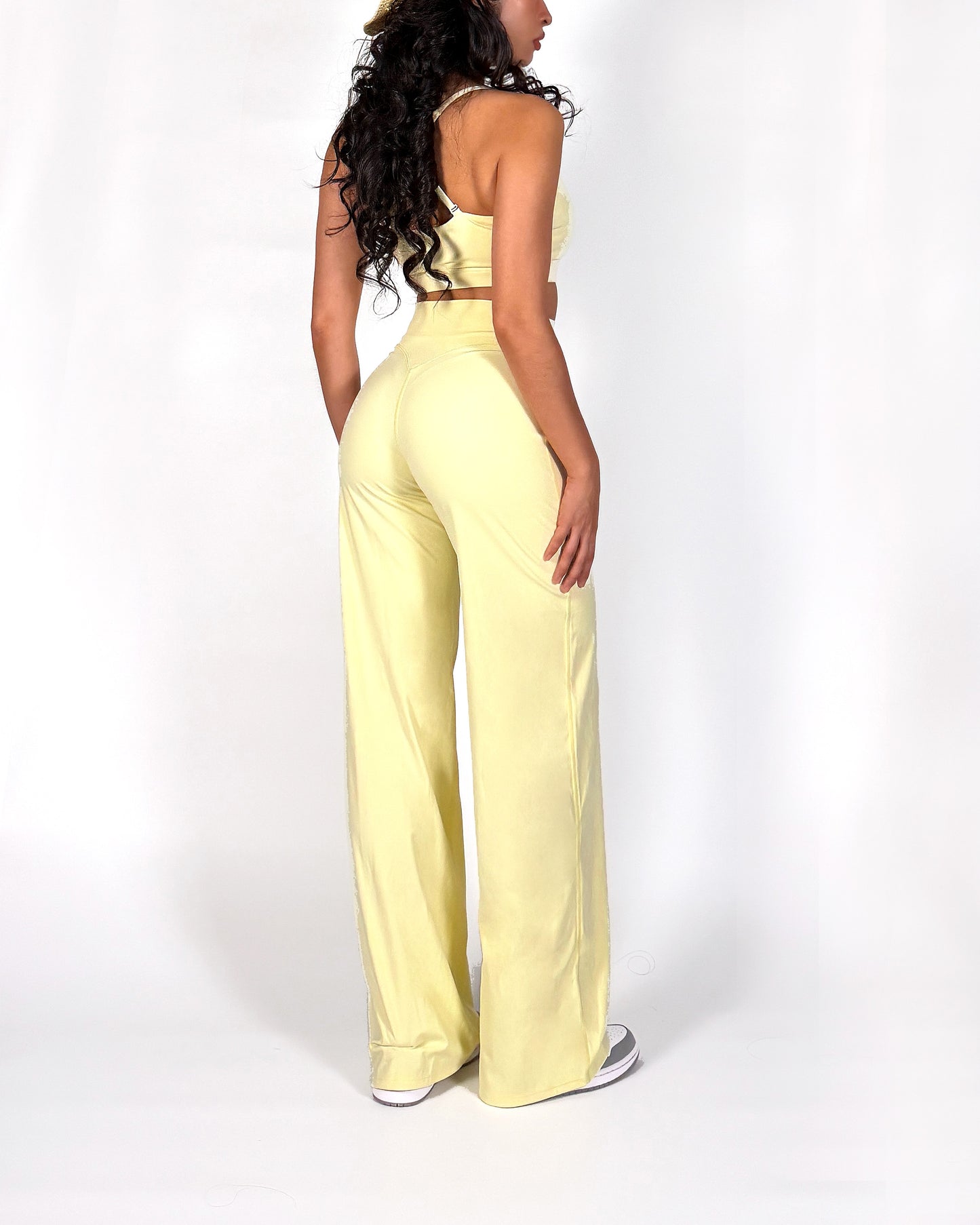 26’ Butter Yellow Sport Pants