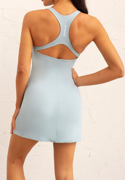 Racer Back A Shape Tennis Slip Dress