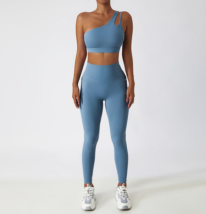 Inrregular One Shoulder High Intensity Sports Bra