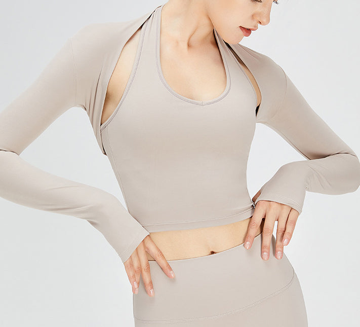 Flash Sale - Cloudy Touch Yoga Shoulder Coat