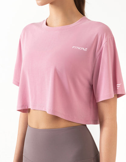 Ultra Thin Modal Material Crop Top