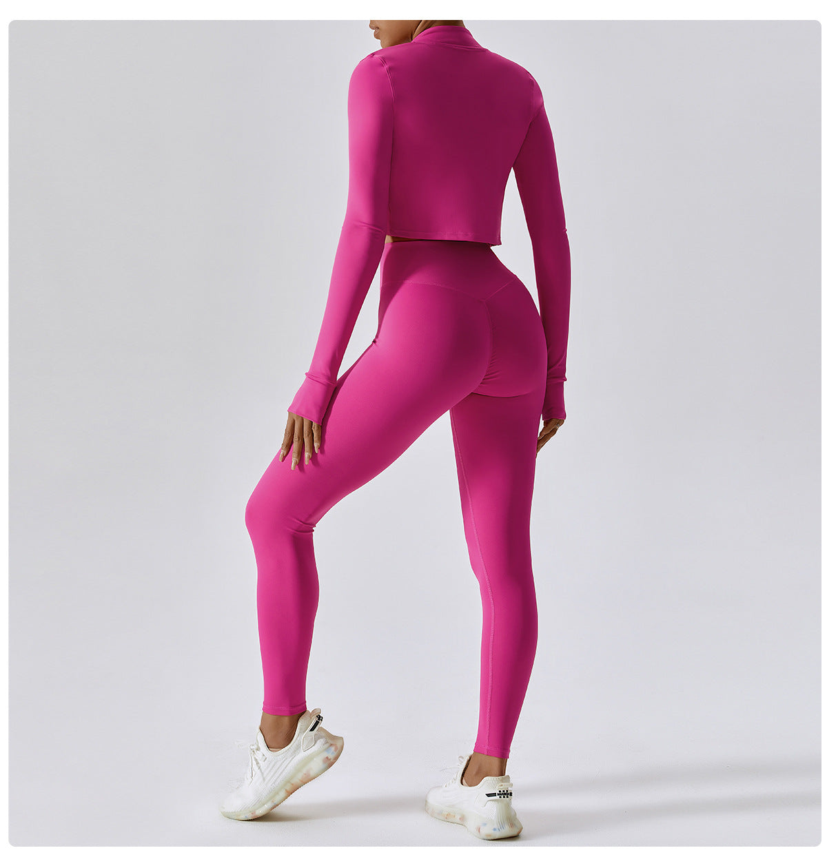 Quick Dry Crop Top Sports Jacket