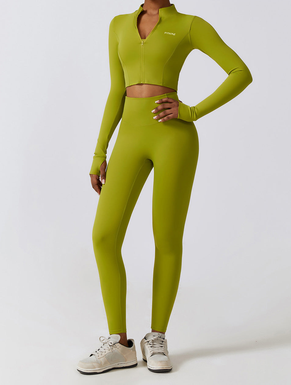 Quick Dry Crop Top Sports Jacket