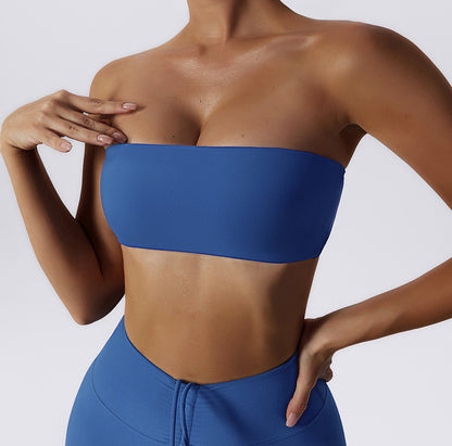 Flash Sale - Skin Touch One Piece Tube Top Sports Bra