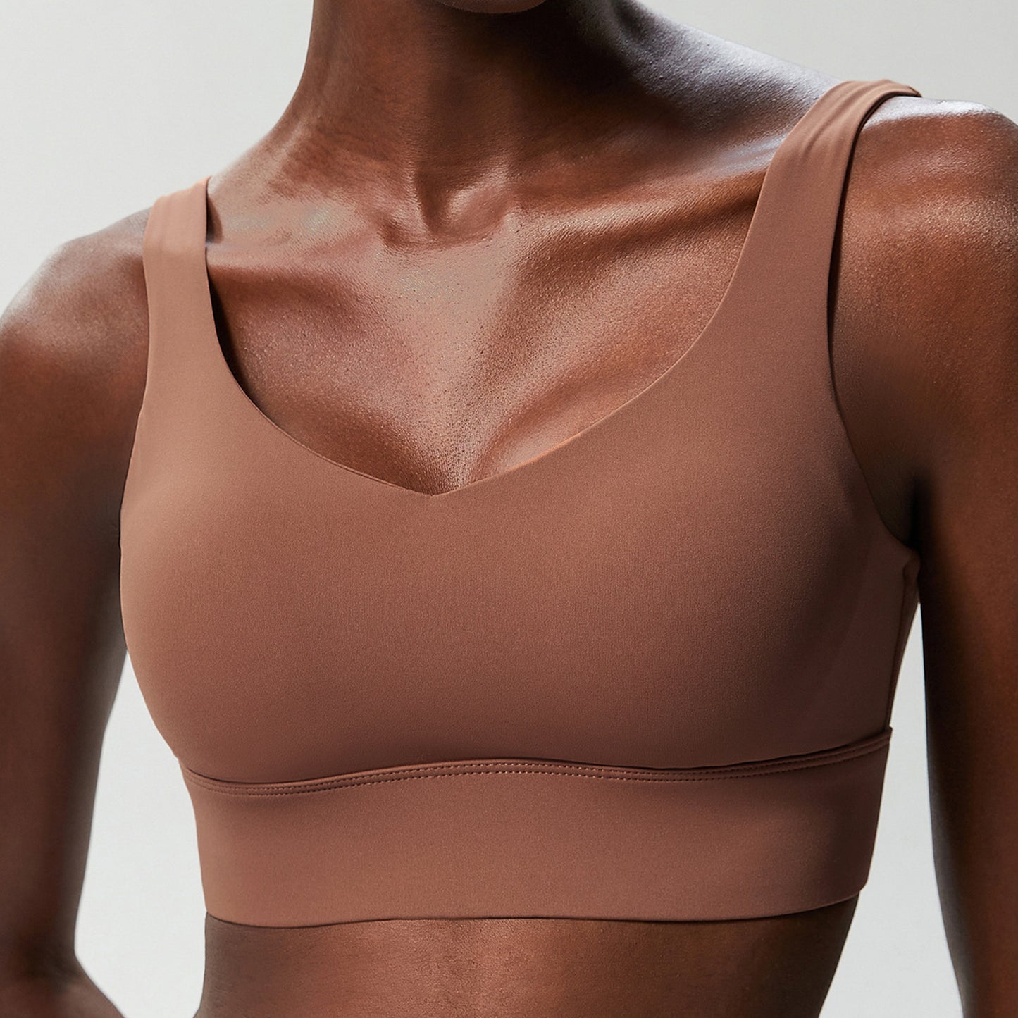 Fixed Pads Push Up High Intensity Sports Bra