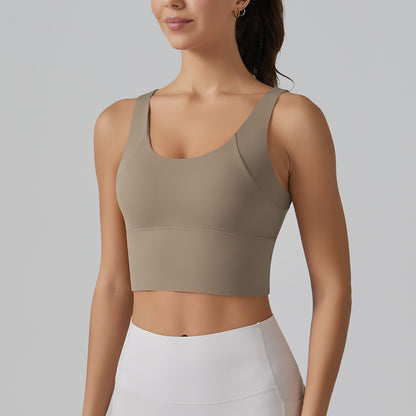 Full Coverage Deep V Back Beauty High Intensity Sports Bra
