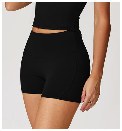 Flash Sale - Skin Touch Peach Line Sports Shorts