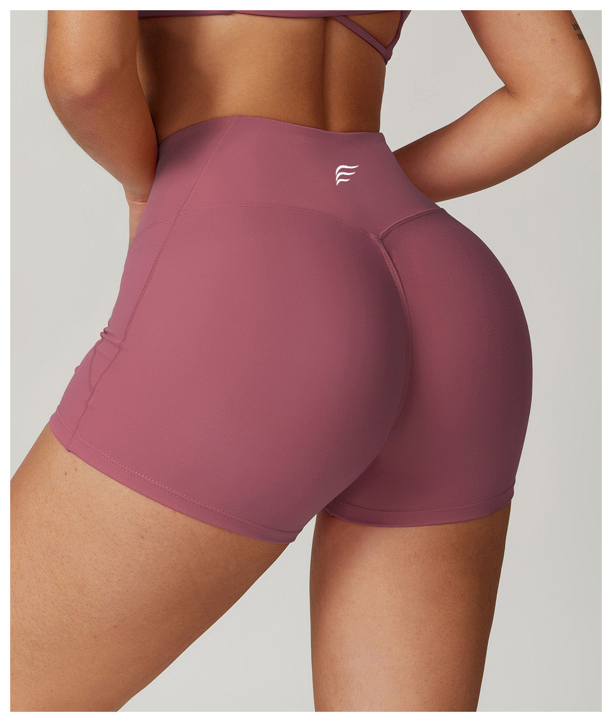 High Waist Casual Splicing Cloudy Touch Sports Shorts