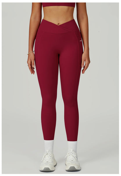 WINTER 26' Cherry Rouge Pockets Legging
