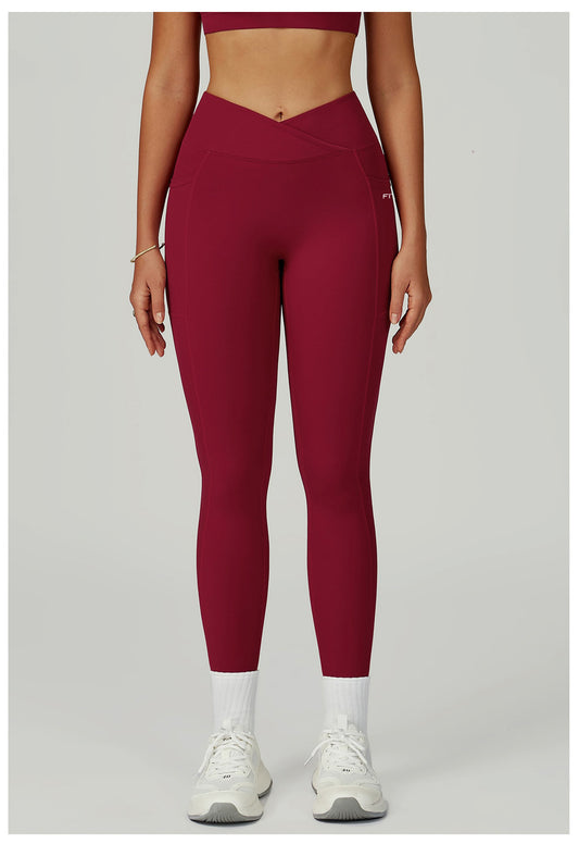 WINTER 26' Cherry Rouge Pockets Legging