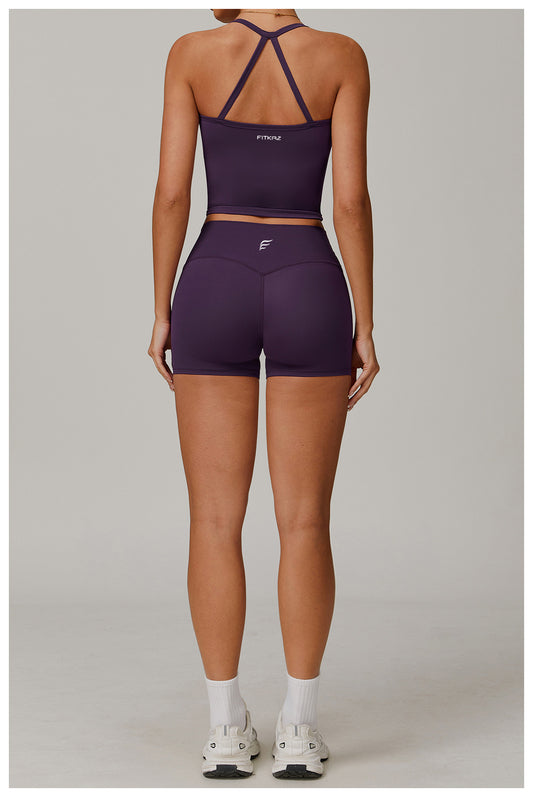 Cloudy Touch A Shape Back Beauty Sports Tank Top