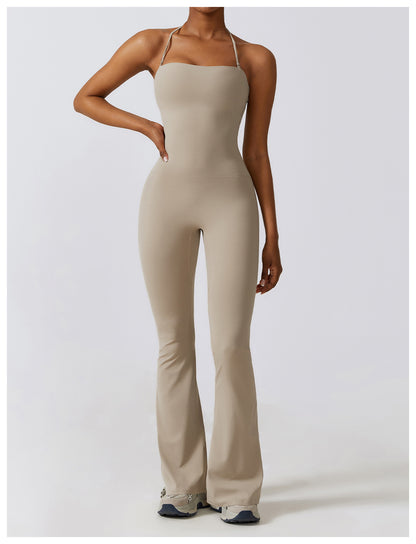 Flash Sale - SkinTouch Quick Dry One Piece Boot Cut Jumpsuit
