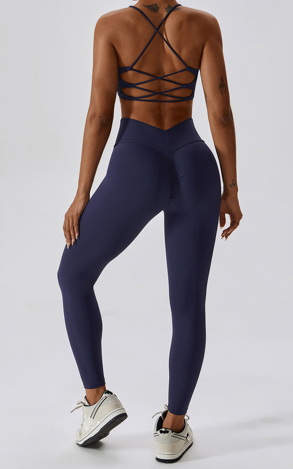 Flash Sale - Skin Touch V Shape Waist Peach Booty Leggings
