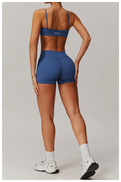 Ultra Soft High Elasticity Thin Straps Flat Tube Sports Bra