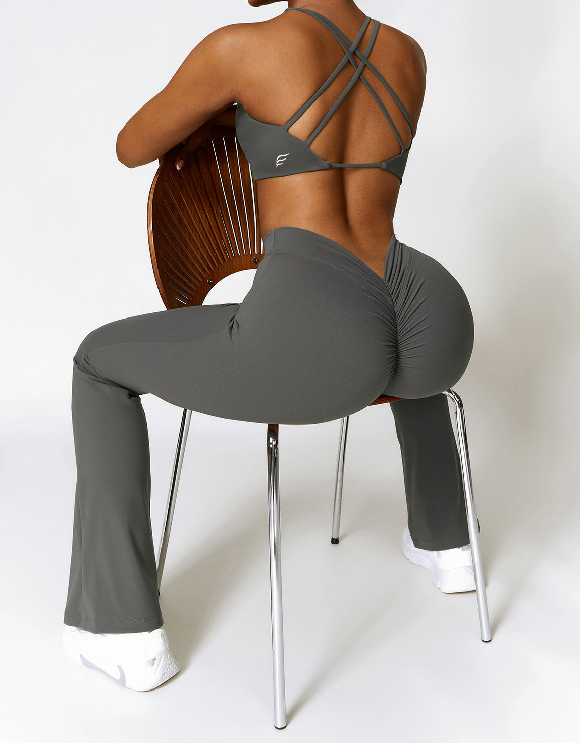 Sanded Quick Dry Beauty Back Bikini Sports Bra
