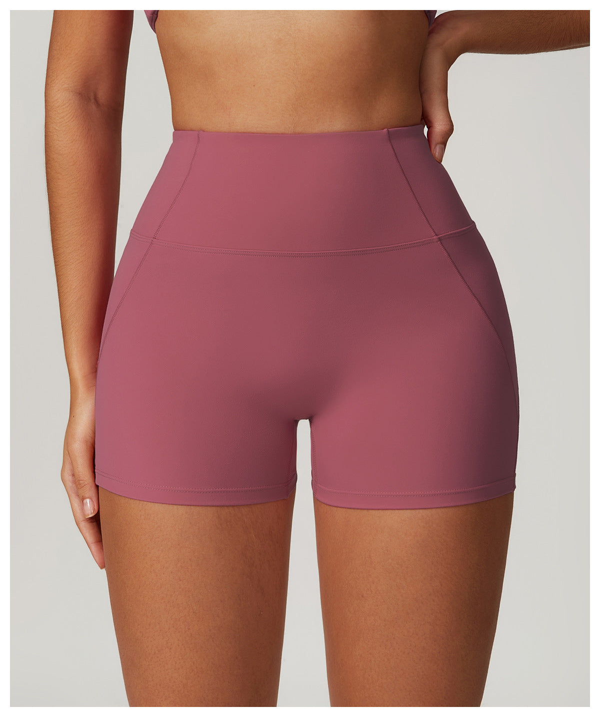 High Waist Casual Splicing Cloudy Touch Sports Shorts