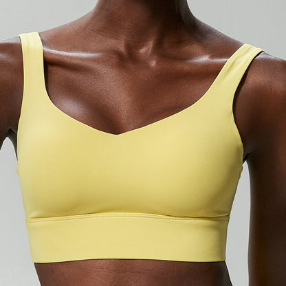 Fixed Pads Push Up High Intensity Sports Bra