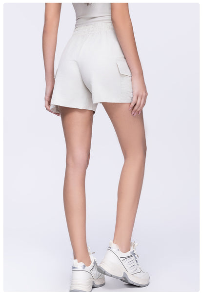 Drawstring Two Side Pockets Casual Sports Shorts