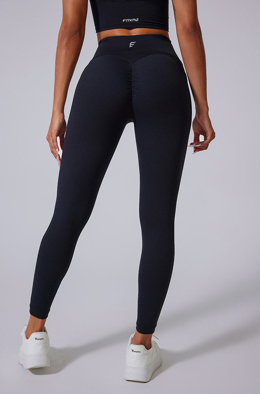 High Waist Butterfly Peach Line Sports Leggings