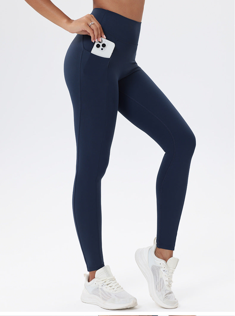 Cloudy Touch Pilaties Little Butterfly Pocket Sports Leggings