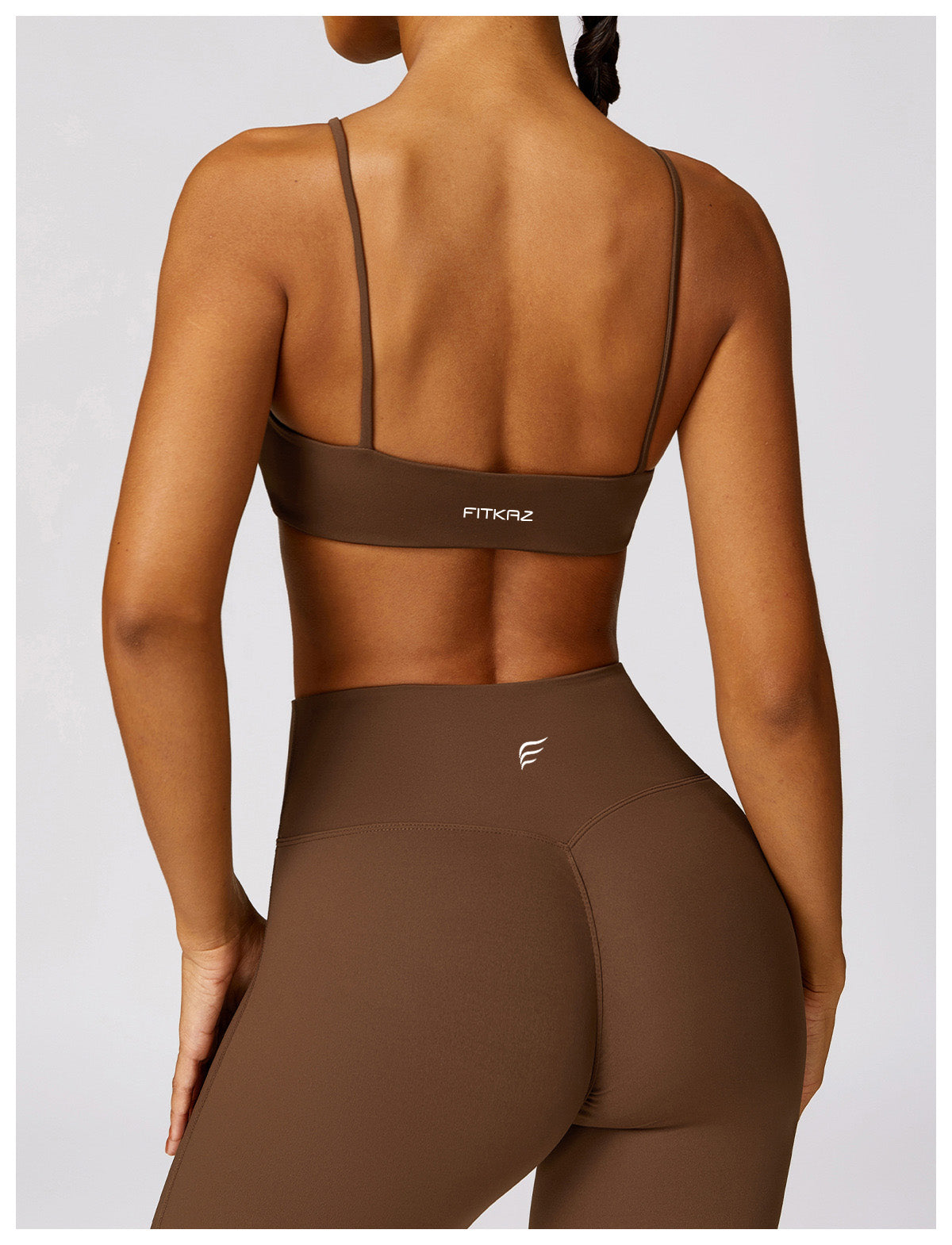 Ultra Soft High Elasticity Thin Straps Flat Tube Sports Bra