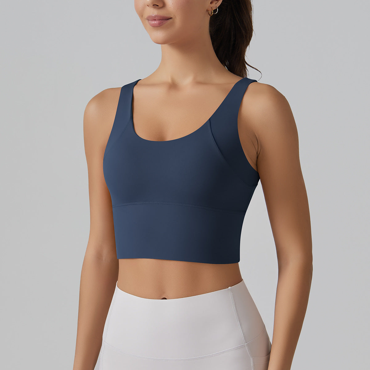Full Coverage Deep V Back Beauty High Intensity Sports Bra