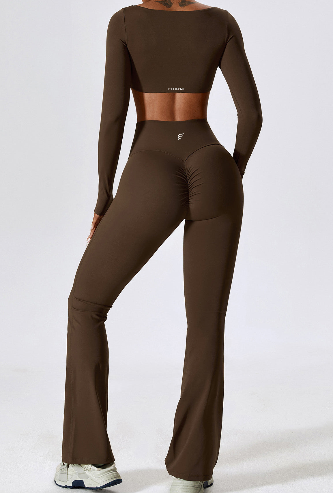 SkinTouch Square Neck Long Sleeves Sports Bra