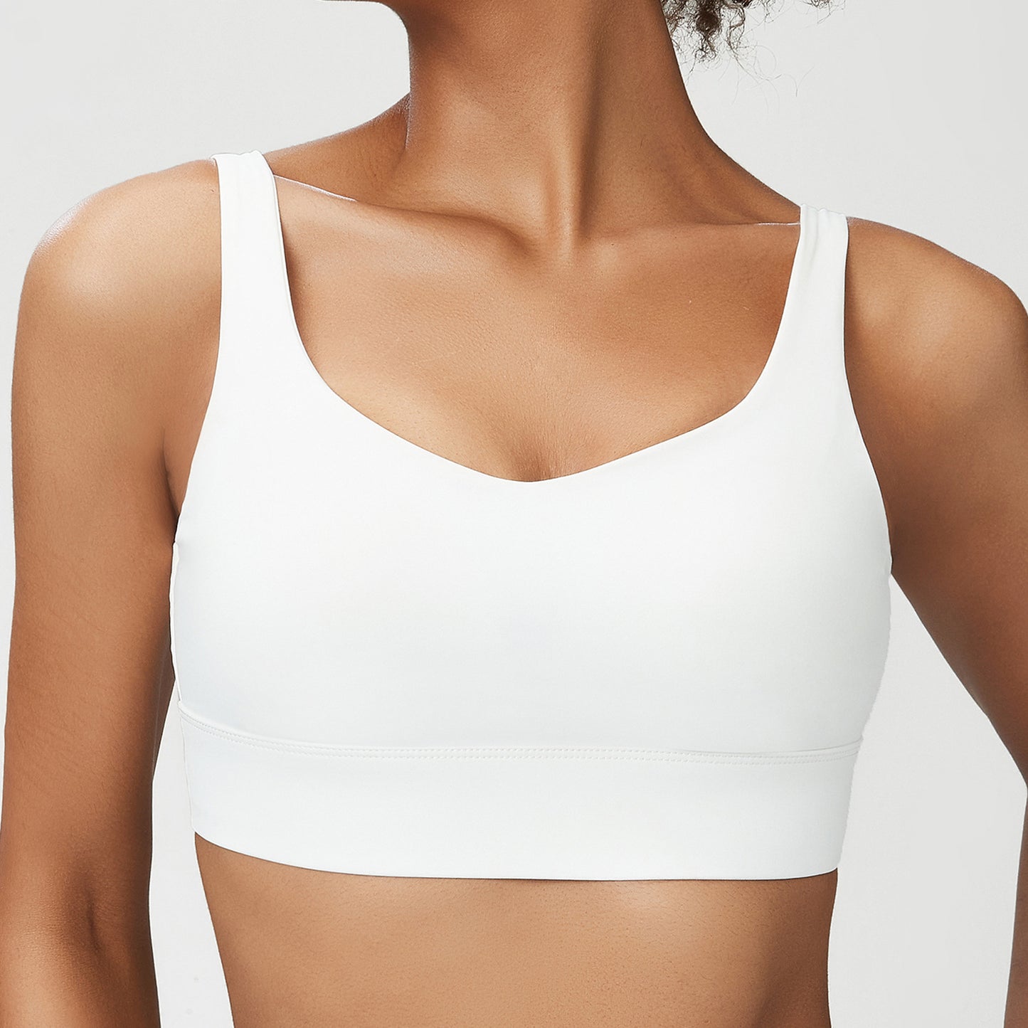 Fixed Pads Push Up High Intensity Sports Bra