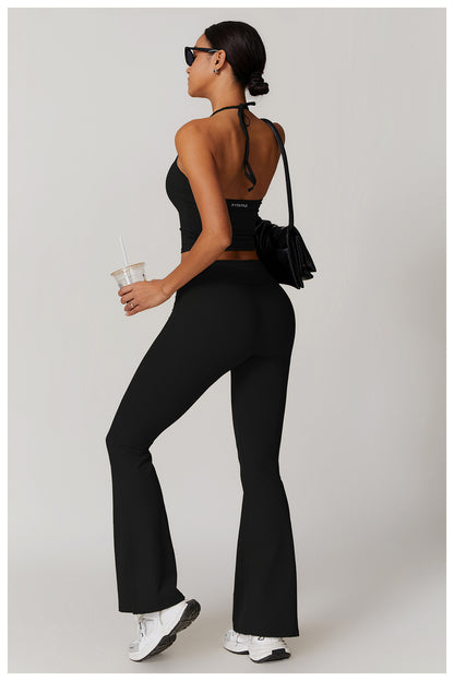 Hottie Spice Straps Casual Back Beauty Sports Halter Tank Top