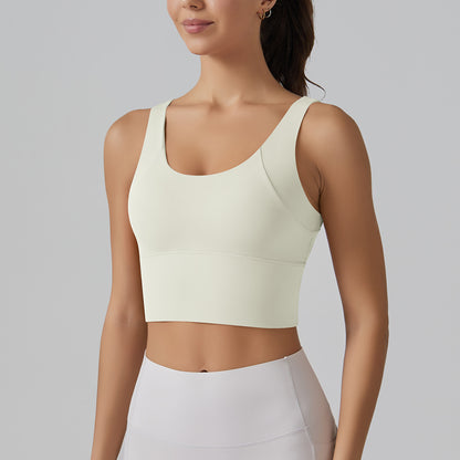 Full Coverage Deep V Back Beauty High Intensity Sports Bra