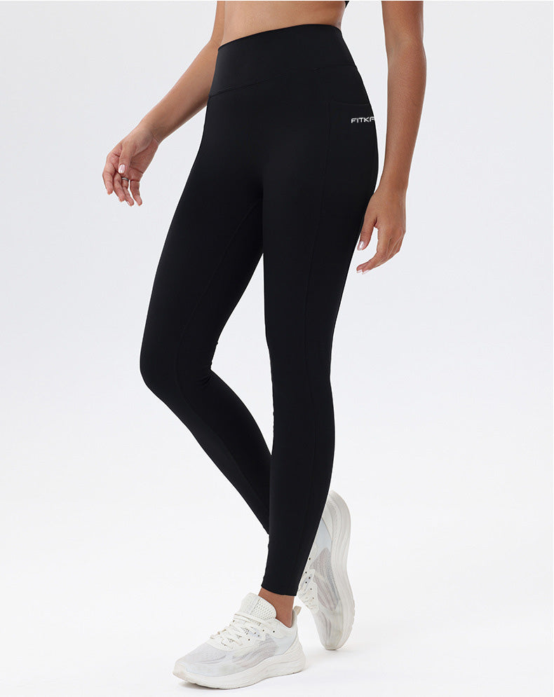 Cloudy Touch Pilaties Little Butterfly Pocket Sports Leggings