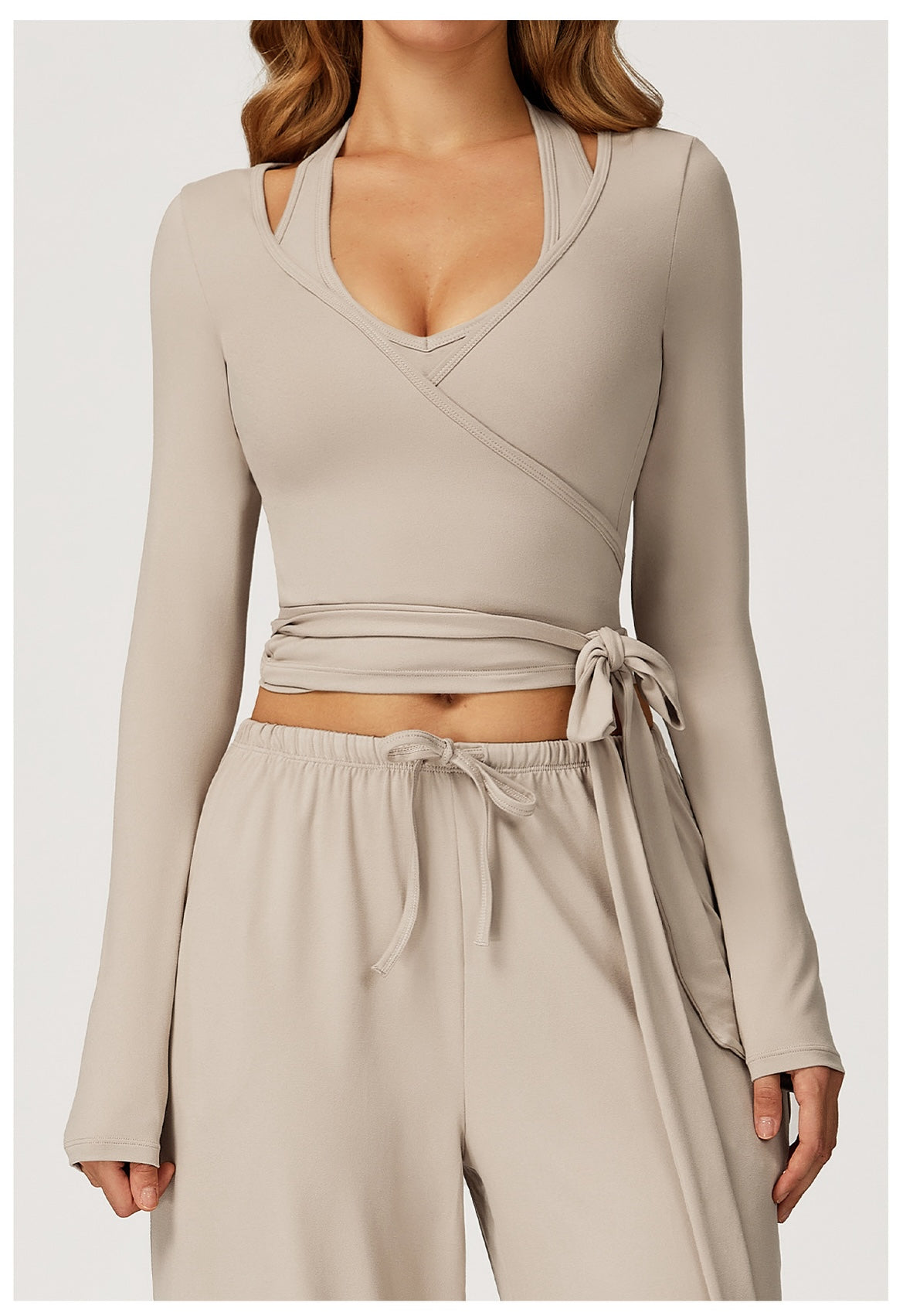 High Elasticity Straps Pilates Wrap Sports Top