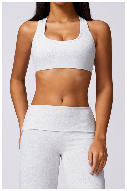 Soft Quick Dry Casual Racer Back Sports Bra