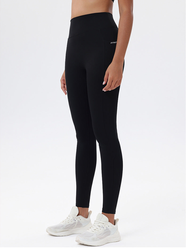 Cloudy Touch Pilaties Little Butterfly Pocket Sports Leggings