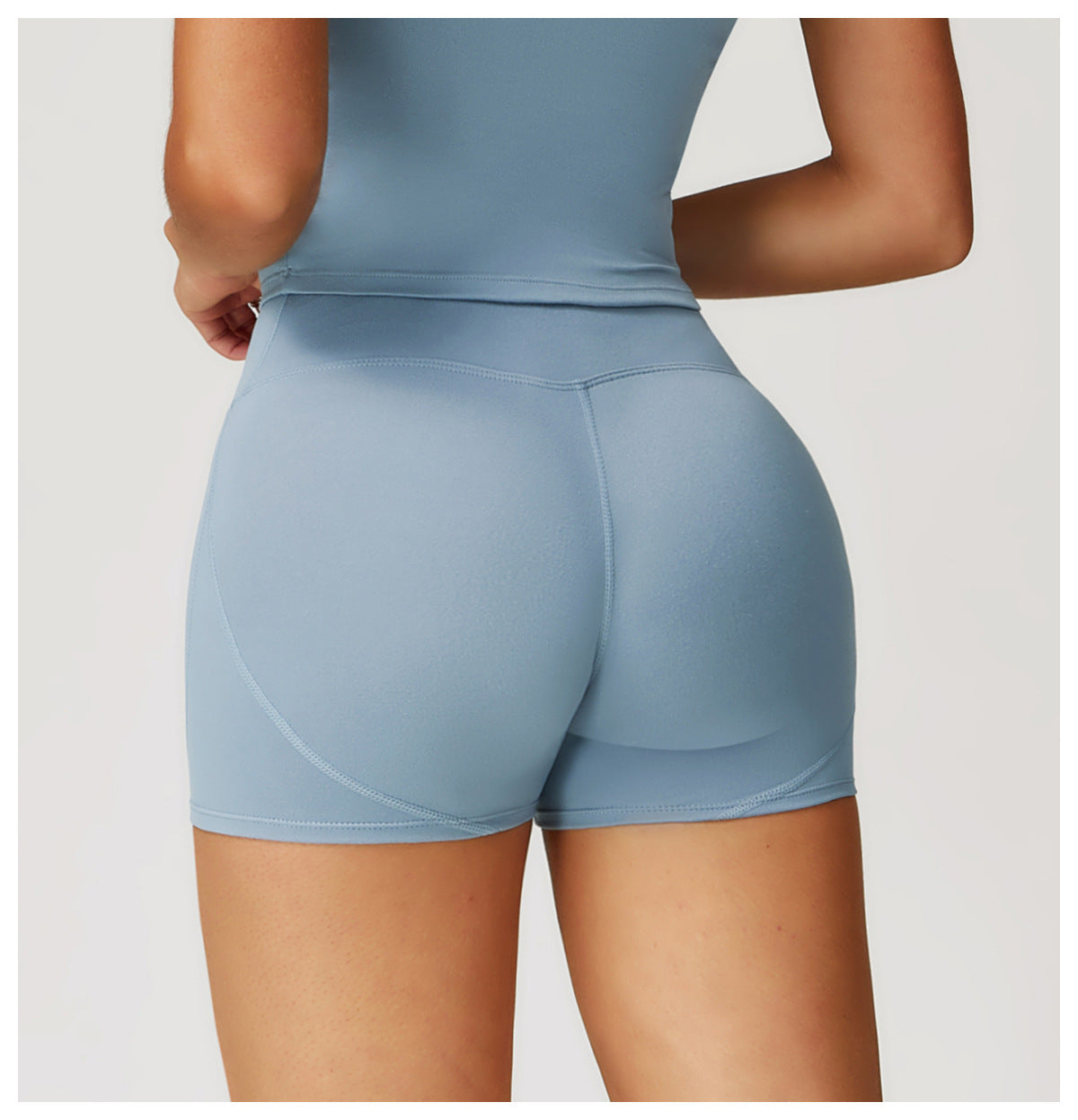Flash Sale - Skin Touch Peach Line Sports Shorts