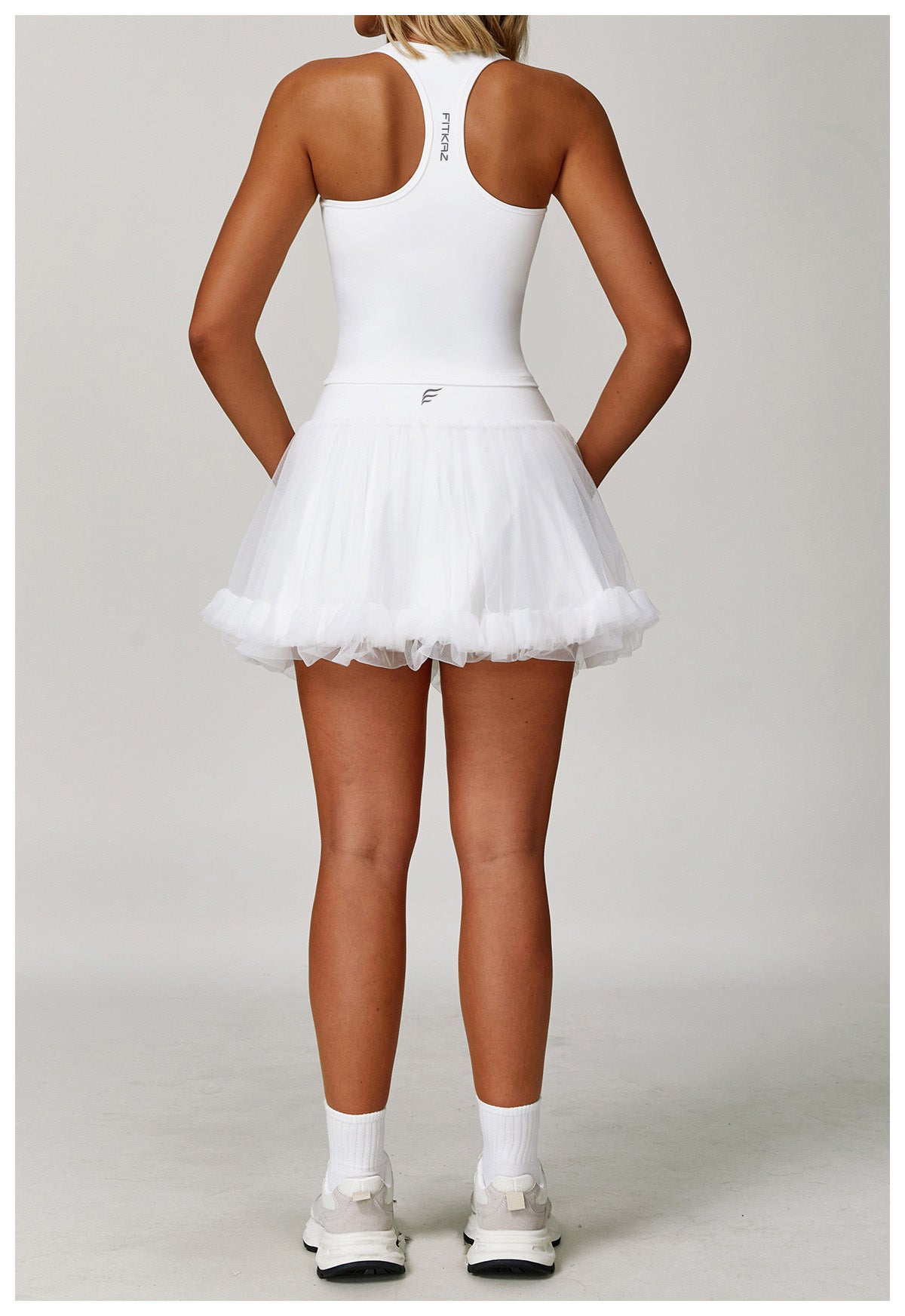 Square Neck Push Up Racer Back Sports Tank Top