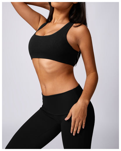 Soft Quick Dry Casual Racer Back Sports Bra