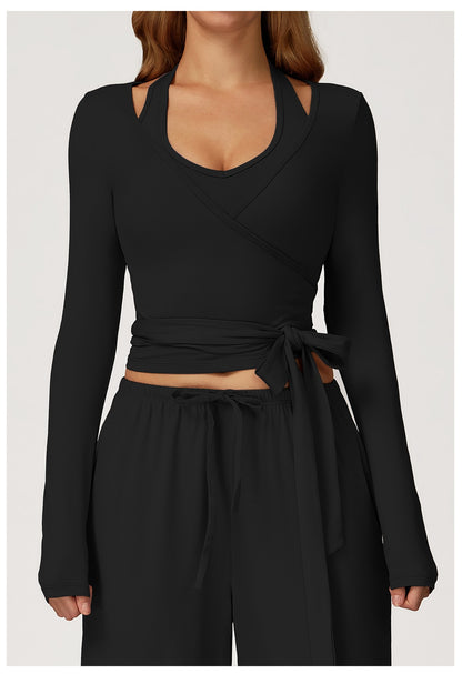 High Elasticity Straps Pilates Wrap Sports Top