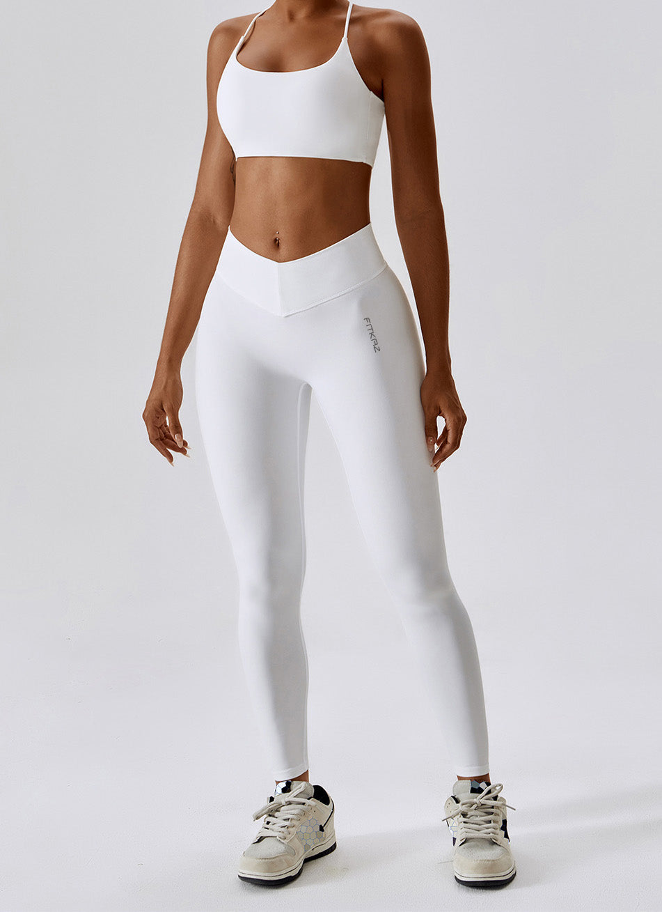 Flash Sale - Skin Touch V Shape Waist Peach Booty Leggings