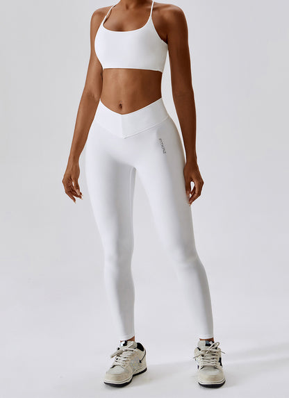 Flash Sale - Skin Touch V Shape Waist Peach Booty Leggings