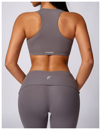 Soft Quick Dry Casual Racer Back Sports Bra