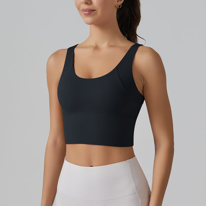 Full Coverage Deep V Back Beauty High Intensity Sports Bra