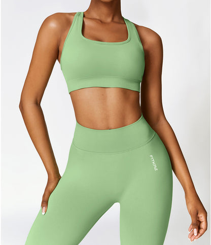 Flash Sale - Knitted High Intensity Crossed Back Sports Bra